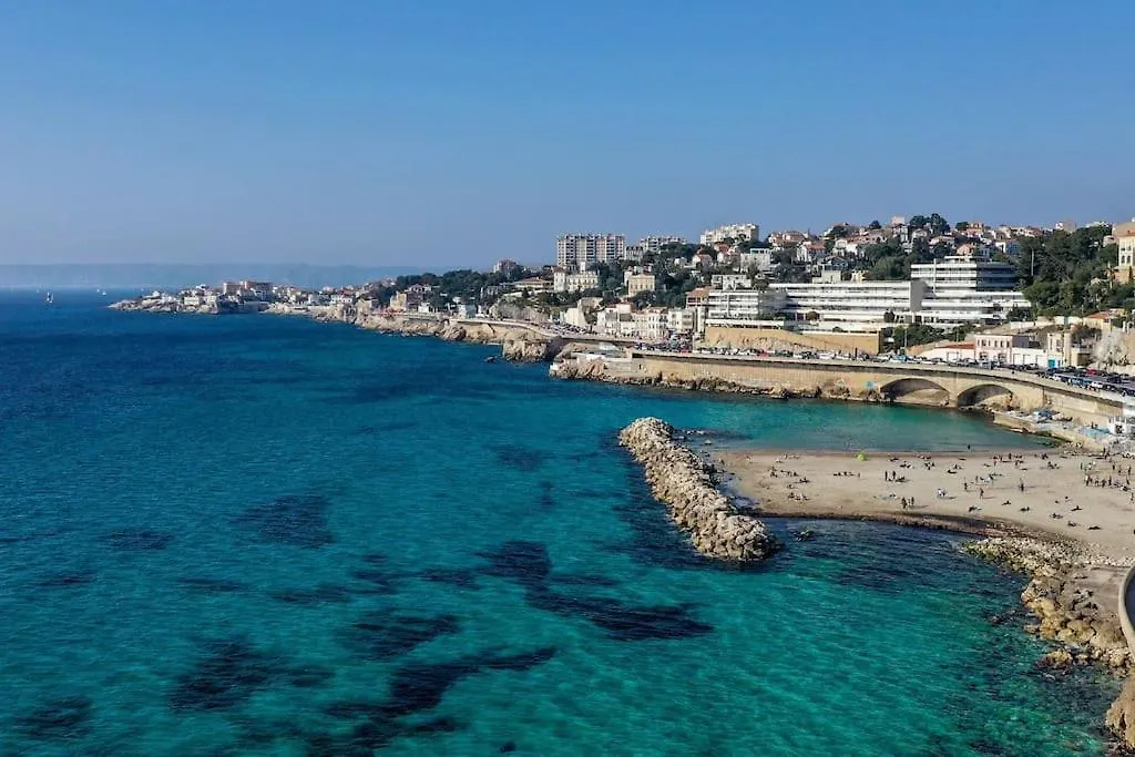 Appartement St Victor - Grand T4 Proche Plages Et Vieux-Port à Marseille 0*,